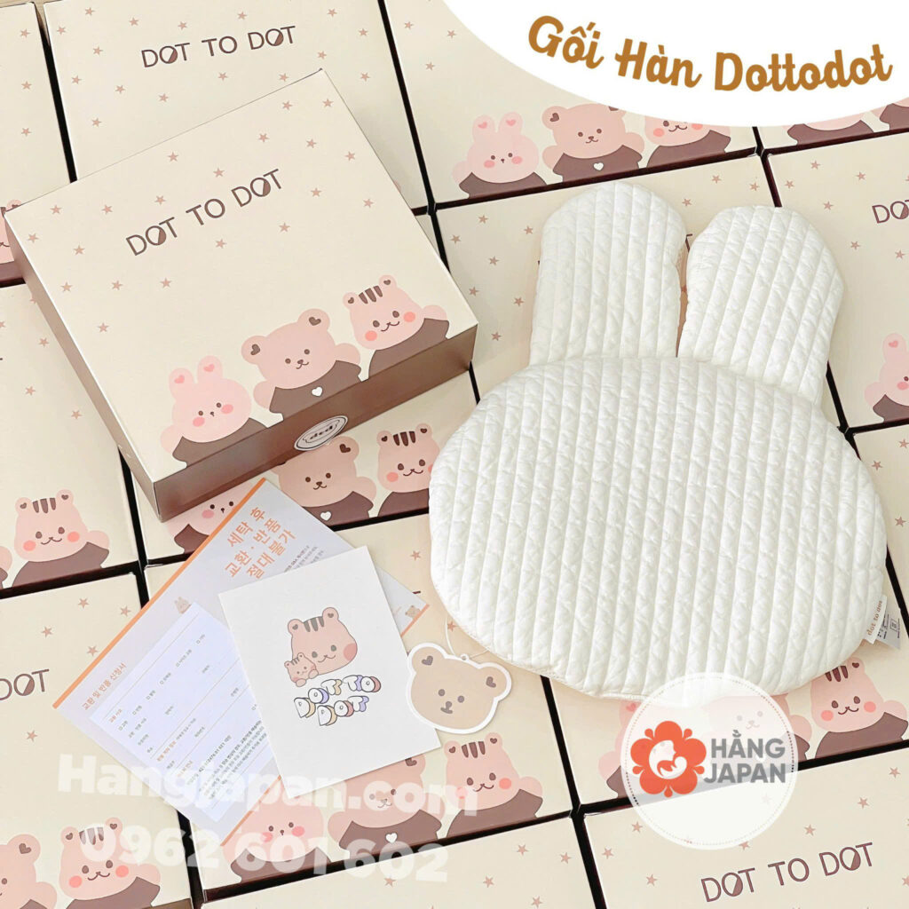 Gối Dottodot x Malolotte tai thỏ/ tai gấu 48 Gối Dottodot X Malolotte Tai Thỏ Tai Gấu (22)
