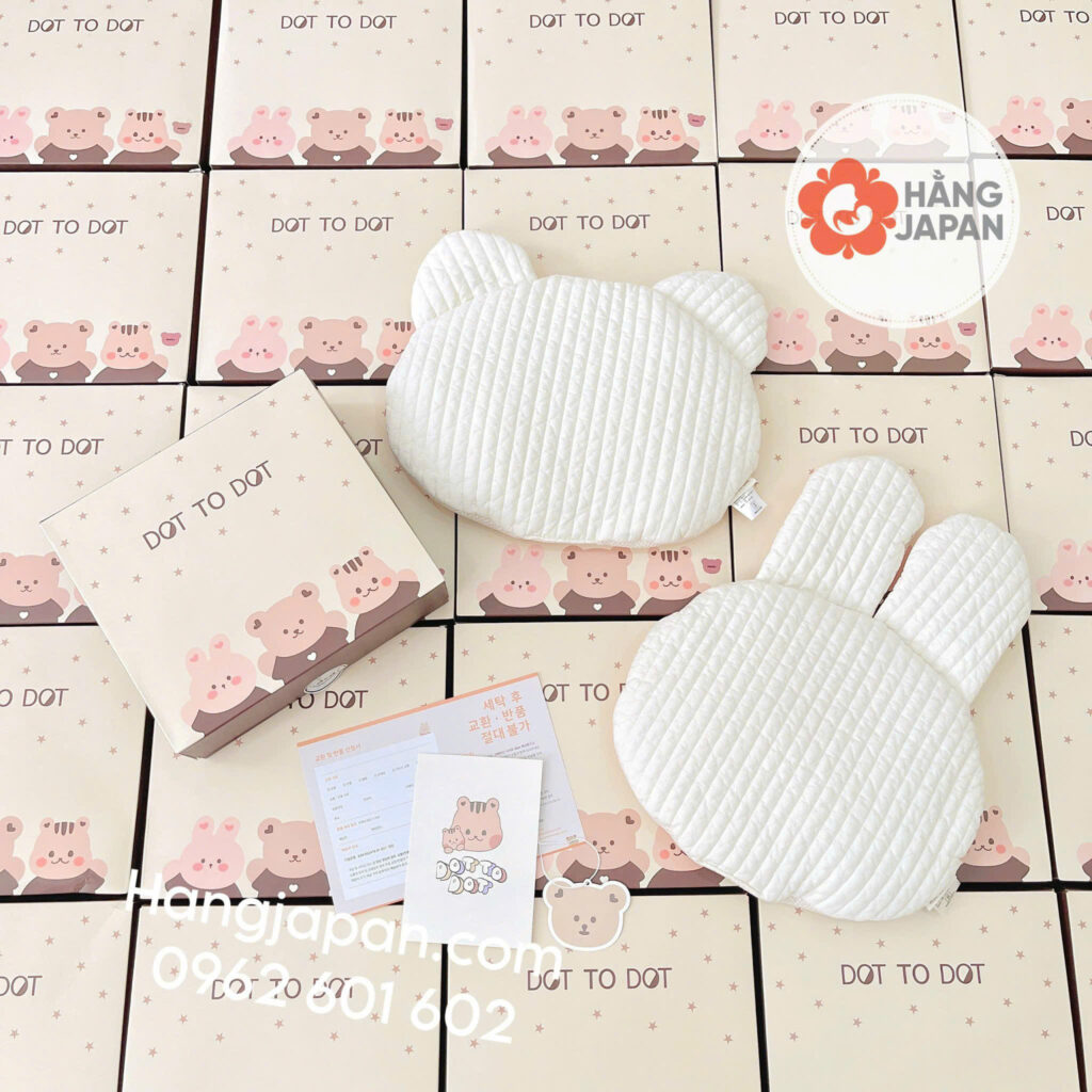 Gối Dottodot x Malolotte tai thỏ/ tai gấu 51 Gối Dottodot X Malolotte Tai Thỏ Tai Gấu (5)