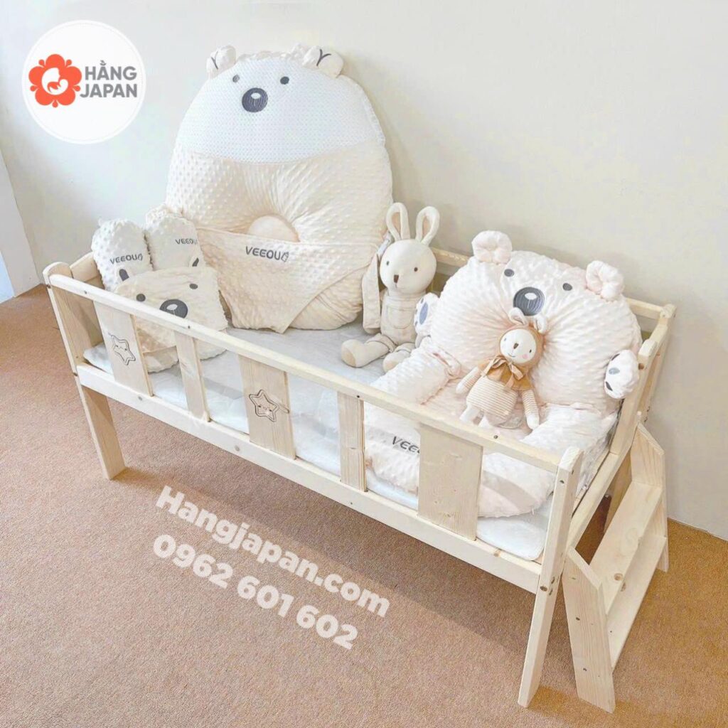 Gối chống trào ngược cho bé Veeou có đai hình tròn 33 Gối Chống Trào Ngược Cho Bé Veeou Có đai Hình Tròn (4)