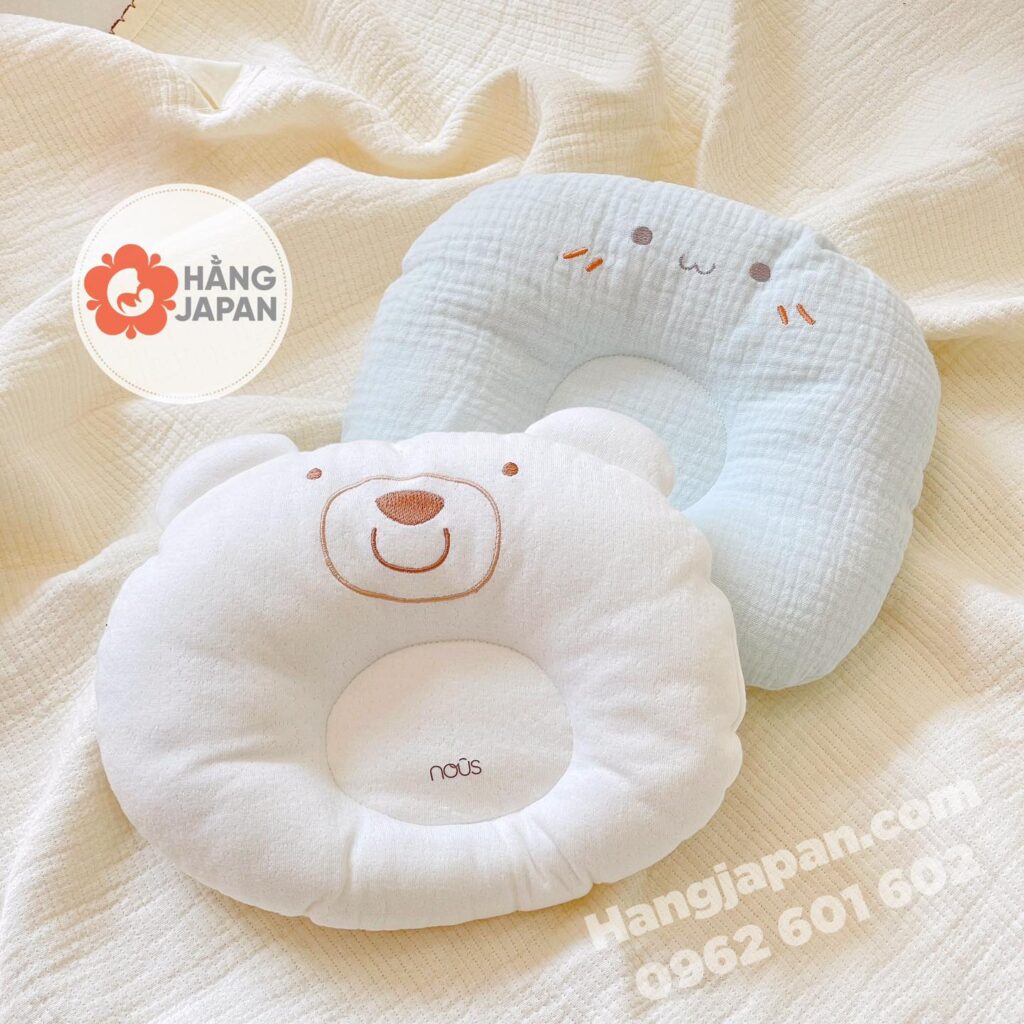 Gối định hình đầu bé Nous 43 Gối định Hình đầu Bé Nous (6)
