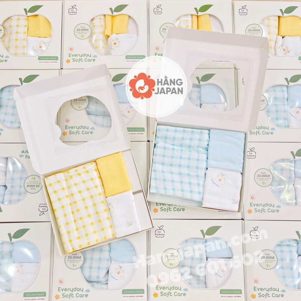 Hộp trải nghiệm 3 khăn sợi tre Lapomme Everyday Soft Care 18 Hộp Trải Nghiệm 3 Khăn Sợi Tre Lapomme Everyday Soft Care (3)