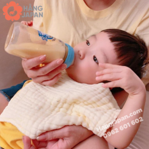 Khăn sữa vải bông 9 lớp L'Ange 22x22cm