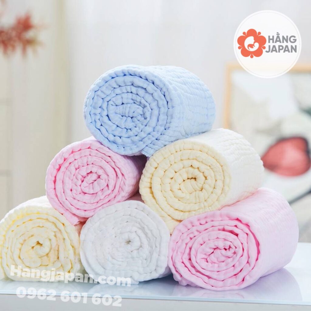 Khăn tắm vải bông 6 lớp L'Ange 70x95cm 25 Khăn Tắm Vải Bông 6 Lớp L'ange 70x95cm (15)