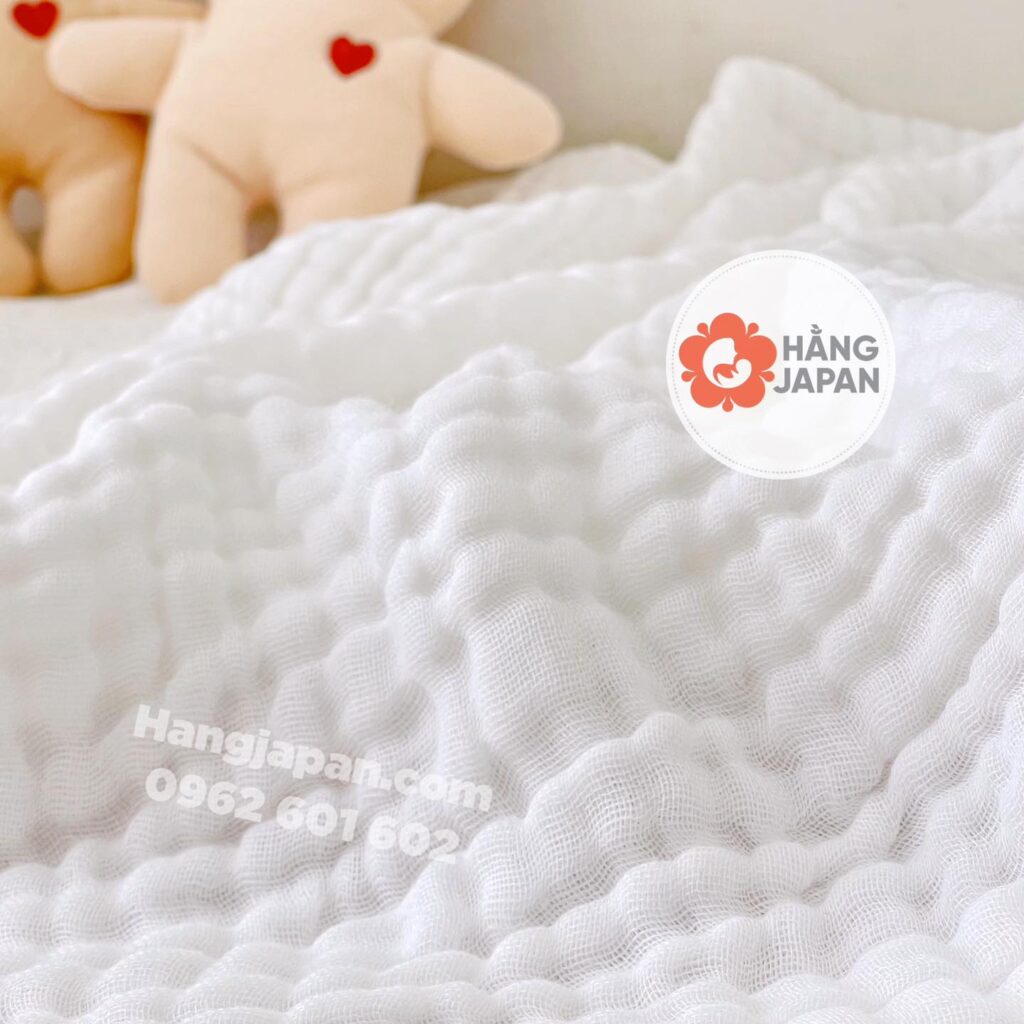 Khăn tắm xô xù 6 lớp Monona màu ngẫu nhiên 18 Khăn Tắm Xô Xù 6 Lớp Monona Màu Ngẫu Nhiên (2)