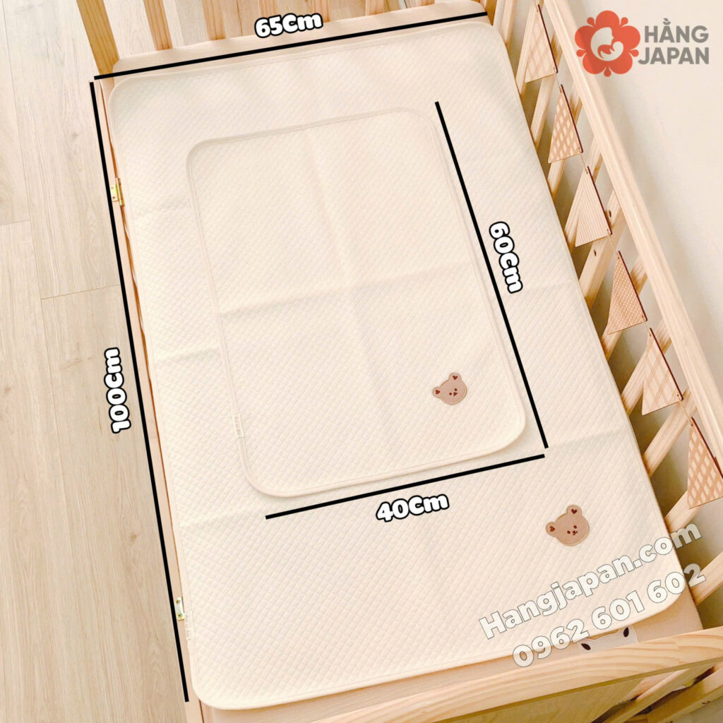 Lót chống thấm Dottodot hoạ tiết thỏ, gấu, sóc 42 Lót Chống Thấm Dottodot Hoạ Tiết Thỏ, Gấu, Sóc (2)