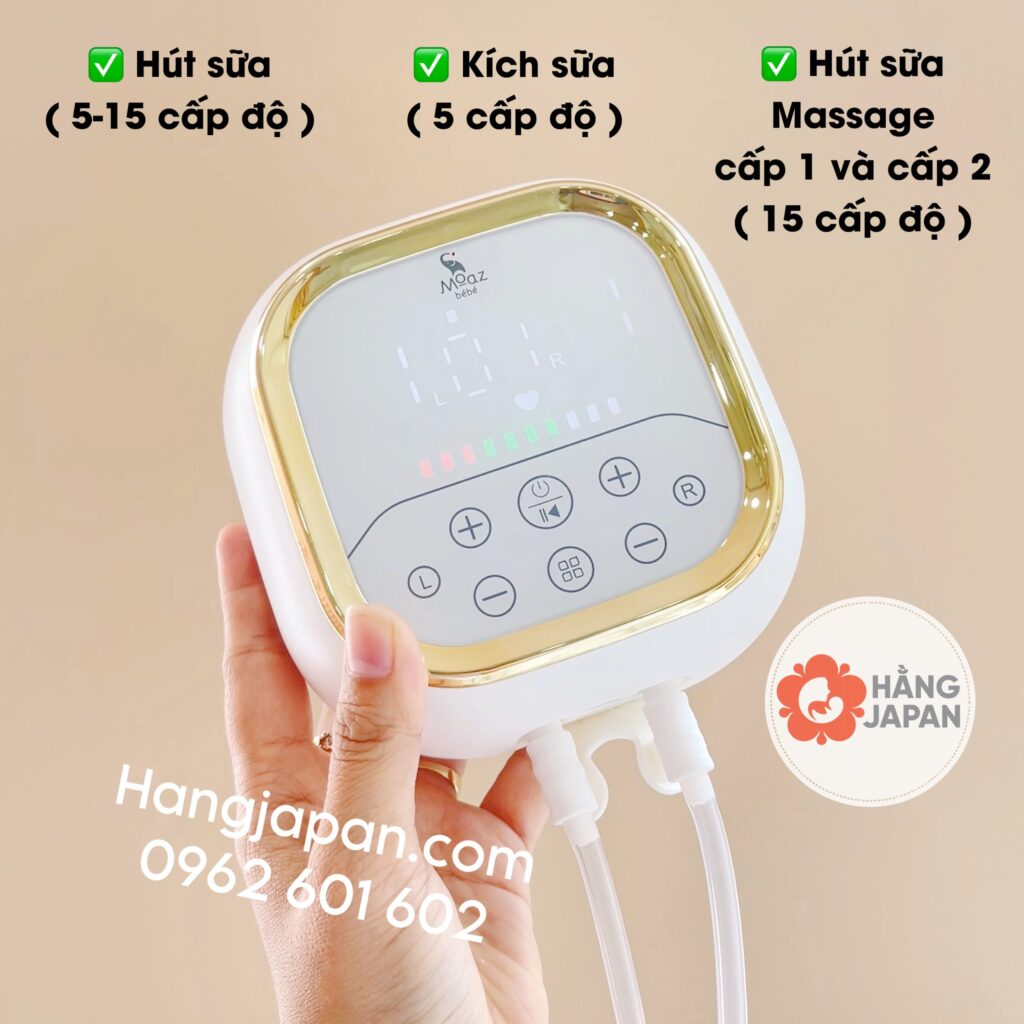 Máy hút sữa điện đôi Moaz BéBé MB090 22 Máy Hút Sữa điện đôi Moaz Bébé Mb090(12)