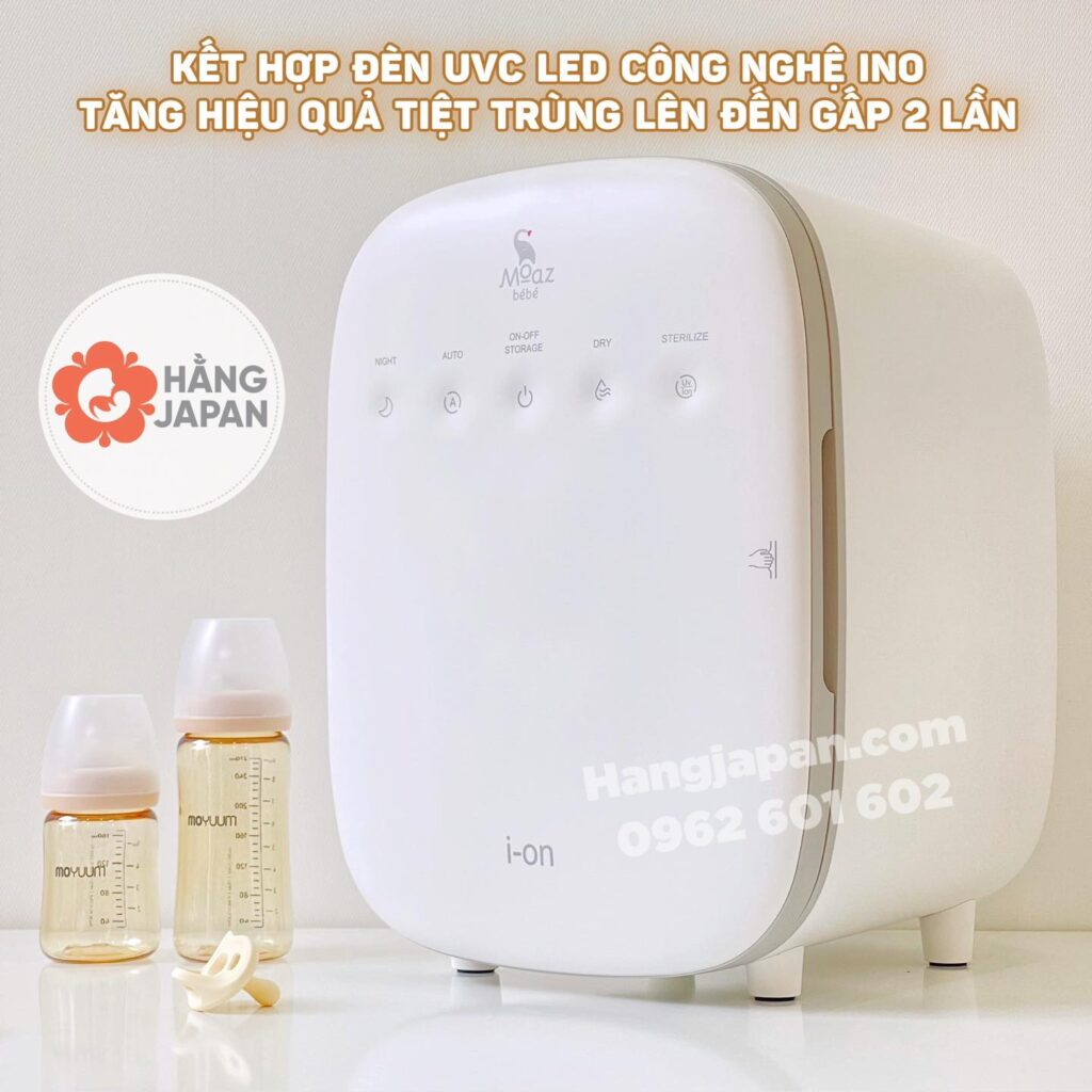 Máy Tiệt Trùng Uvc Ion Moaz Bébé Mb – 072