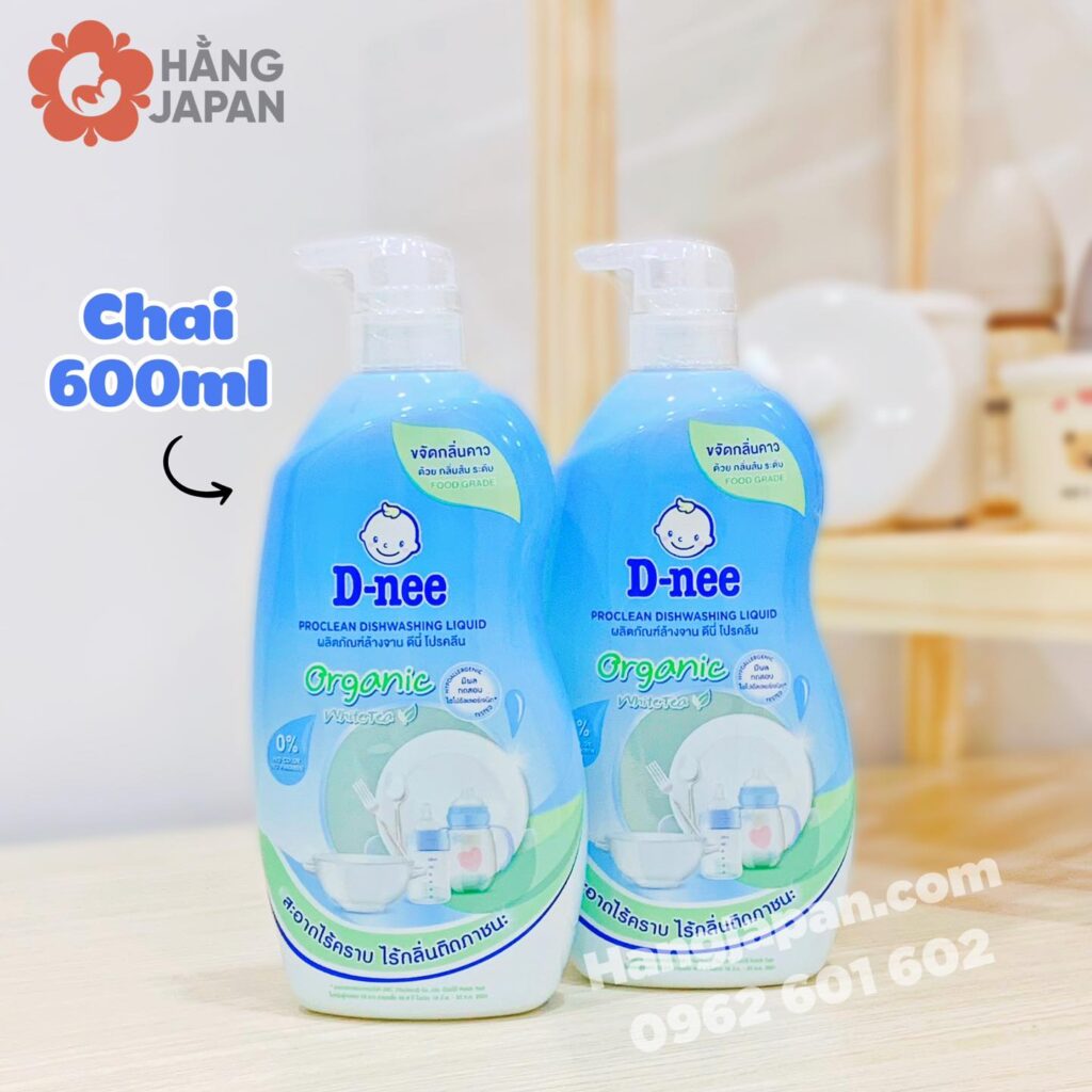 Nước rửa bình Dnee 600ml nội địa Thái 24 Nước Rửa Bình Dnee 600ml Nội địa Thái (4)