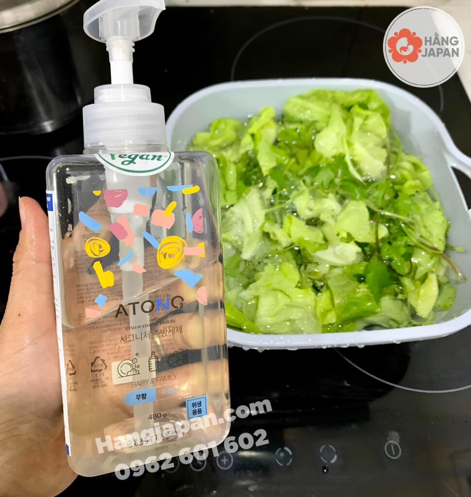 Nước Rửa Bình Sữa & Chén Thuần Chay Atono2 Cho Bé (10)
