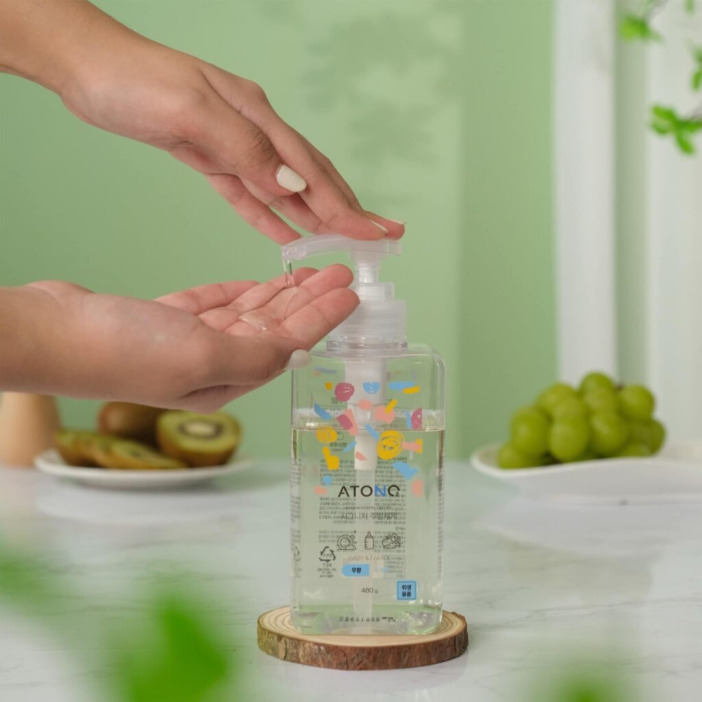 Nước Rửa Bình Sữa & Chén Thuần Chay Atono2 Cho Bé (4)