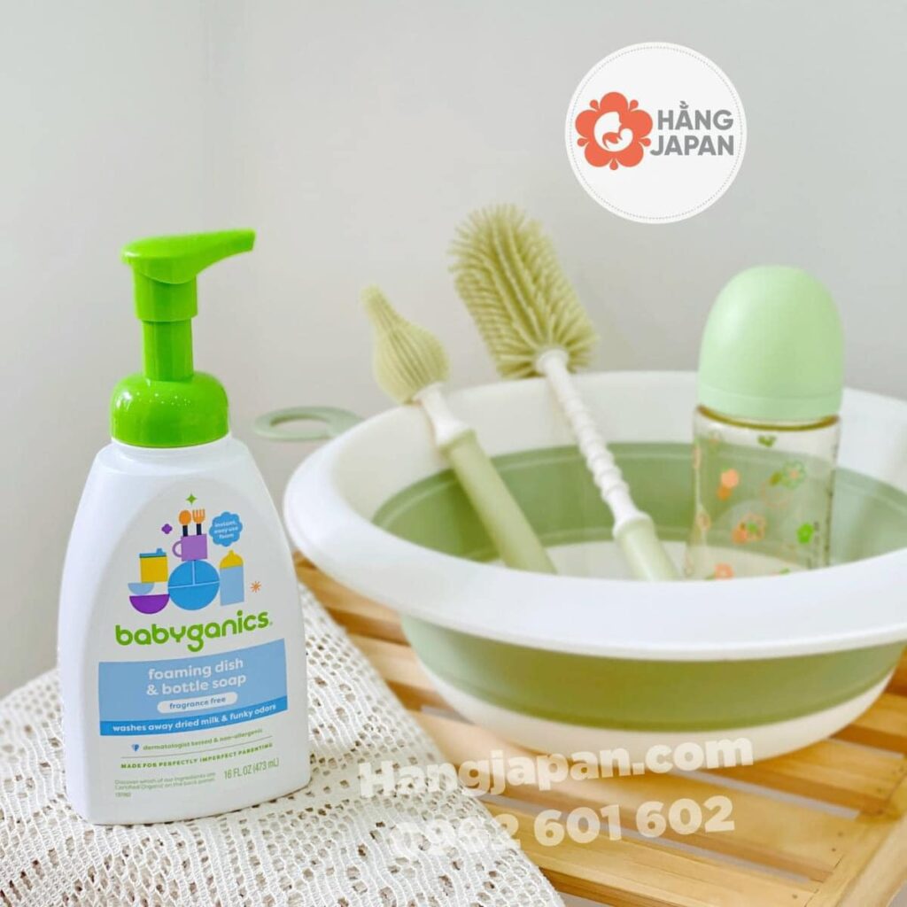 Nước rửa bình sữa tạo bọt Babyganics 21 Nước Rửa Bình Sữa Tạo Bọt Babyganics (7)