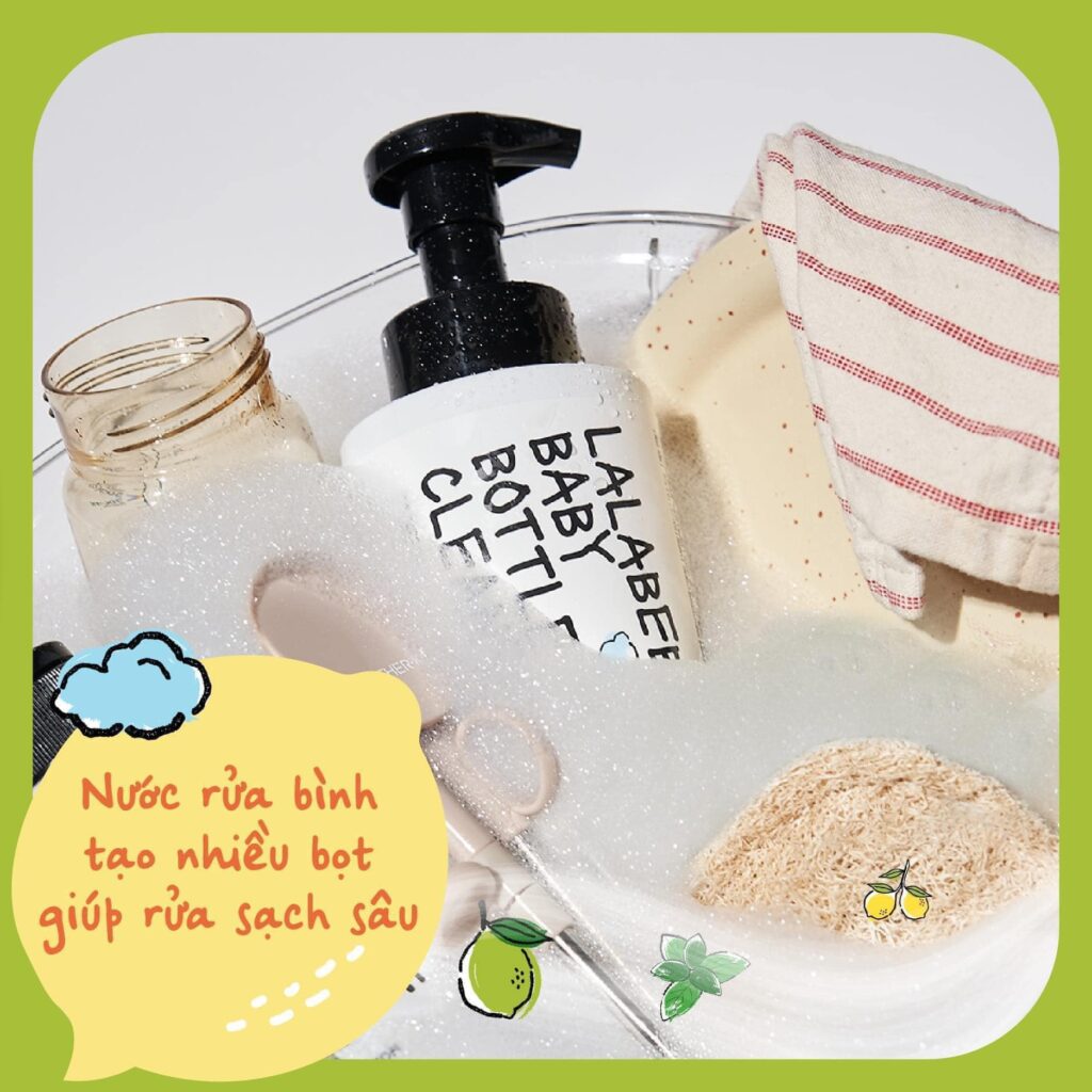 Nước rửa bình thuần chay Lalabebe K-mom 53 Nước Rửa Bình Thuần Chay Lalabebe K mom (9)