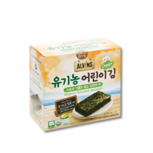 Rong biển hữu cơ tách muối Alvins hộp 10 gói