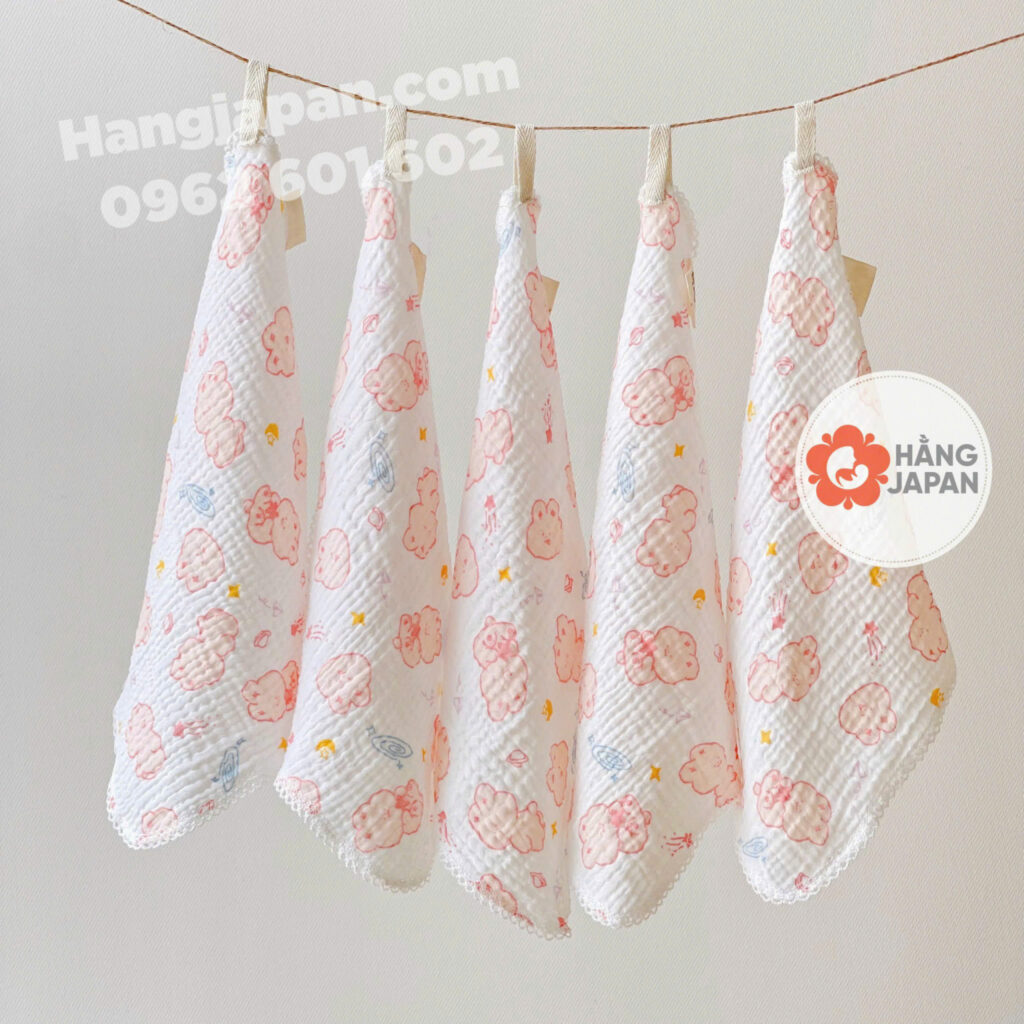 Set 5 Khăn Sữa Molli Màu Ngẫu Nhiên (3030cm) (11)