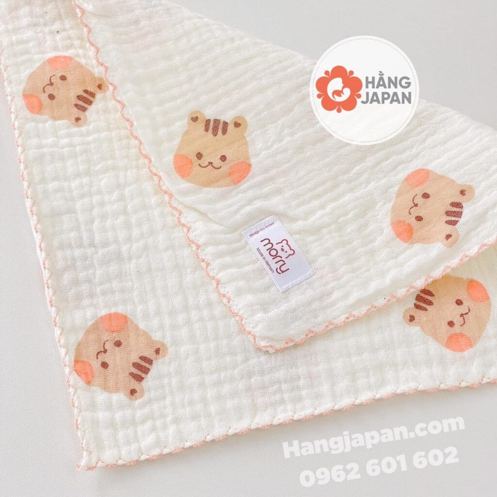 Set 5 khăn sữa Morry 4 lớp 25*25 họa tiết ngẫu nhiên 27 Set 5 Khăn Sữa Morry 4 Lớp 2525 Họa Tiết Ngẫu Nhiên (3)