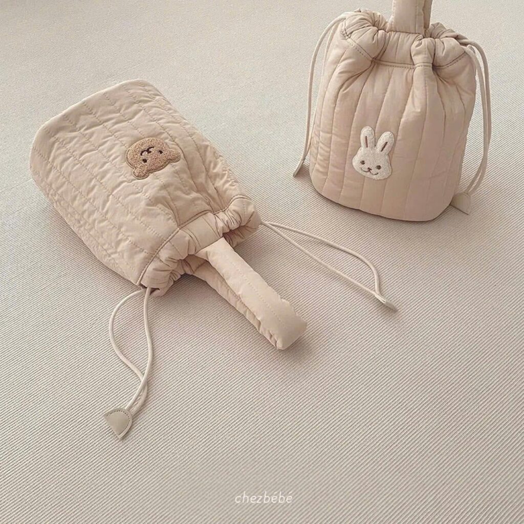 Túi giữ nhiệt Chezbebe kem hoạ tiết gấu, thỏ 21 Túi Giữ Nhiệt Chezbebe Kem Hoạ Tiết Gấu, Thỏ (2)