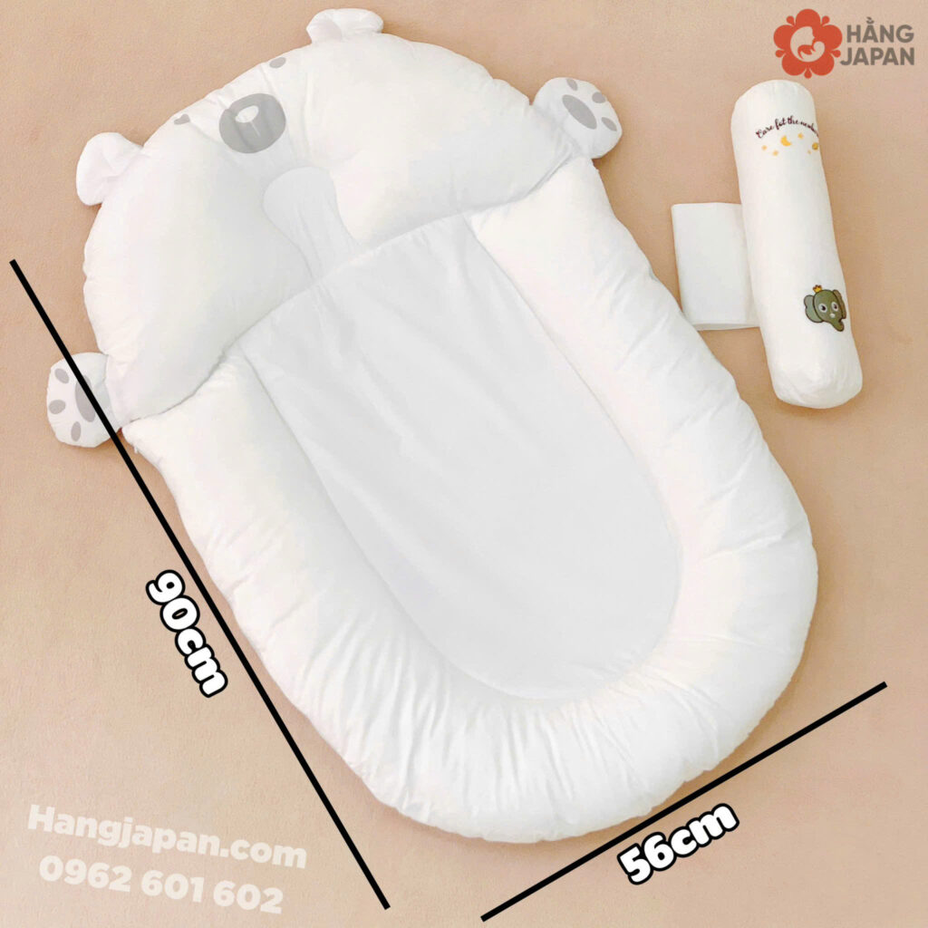Nôi đệm ngủ Veeou hình gấu kèm gối 16 ôi đệm Ngủ Veeou Hình Gấu Kèm Gối (5)