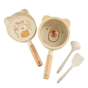 Bộ nồi kèm Chảo gấu Shueho 16cm
