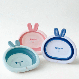 Chậu rửa mặt gấp gọn hình thỏ Oval Honper