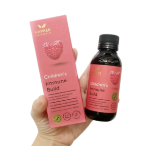 Siro tăng đề kháng hồng Harker Herbals vị mâm xôi 150ml (0-12Y)