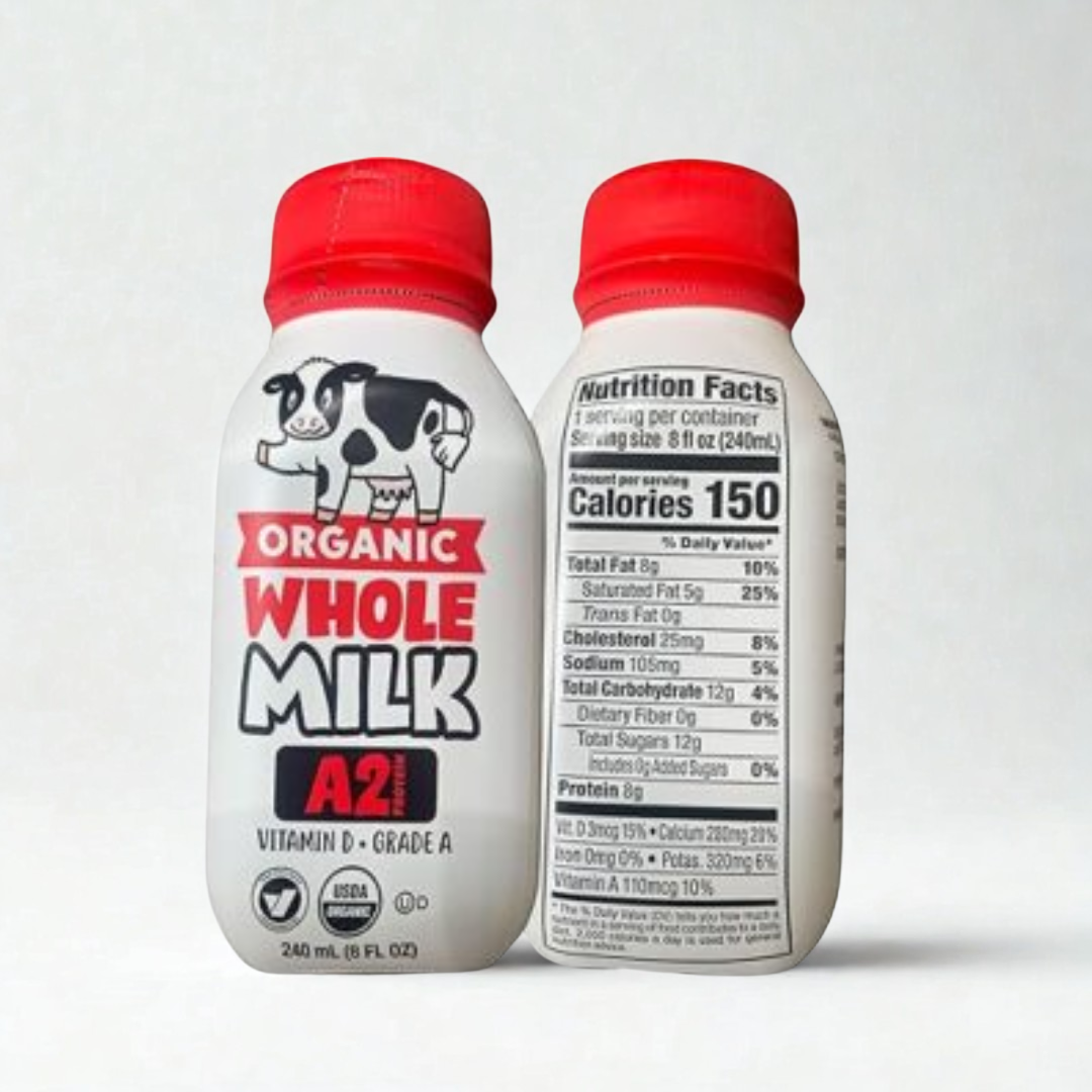 Sữa nước Oganic Whole Milk A2(240ml) Sữa nước Oganic Whole Milk A2(240ml)