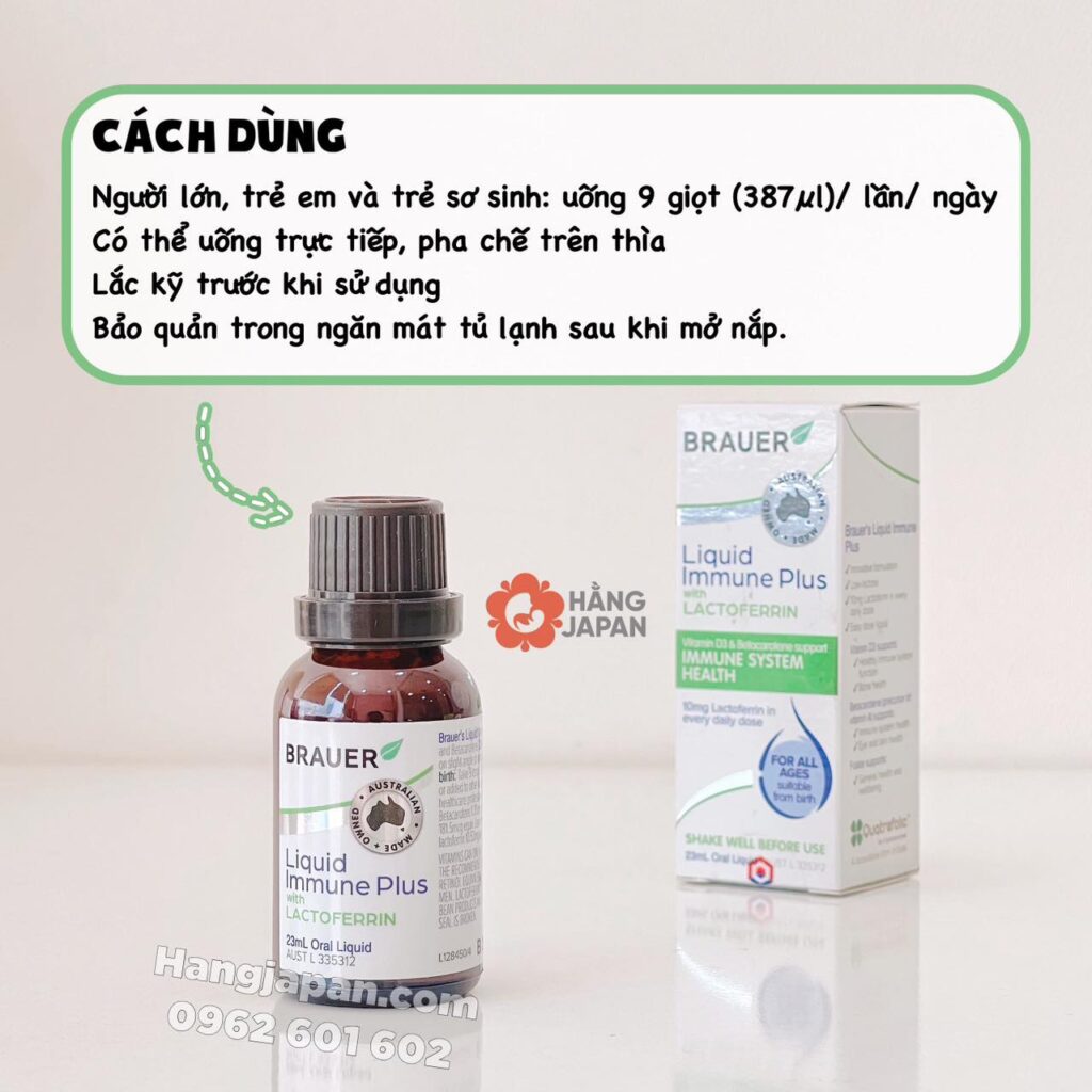 Tăng đề kháng+Lactoferin Liquid Brauer 23ml 20 Tăng đề Kháng+lactoferin Liquid Brauer 23ml (2)