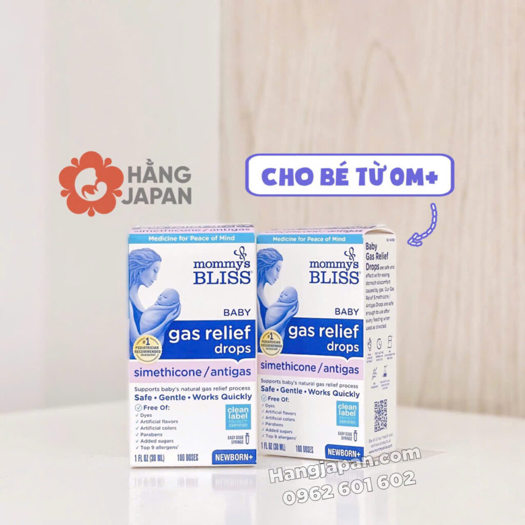 Tiêu gas Baby Gas Relief Mommys Bliss(30ml) 8 Tiêu Gas Baby Gas Relief Mommys Bliss(30ml) (2)