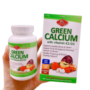 Viên uống Canxi hữu cơ Olympian Labs Green Calcium - 100 viên