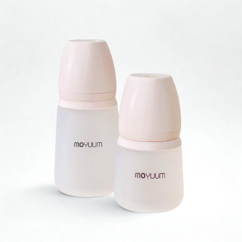 Bình sữa Moyuum Premium Silicone Bottle màu hồng Bình sữa Moyuum Premium Silicone Bottle màu hồng