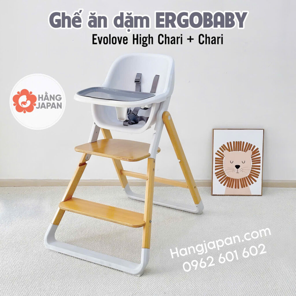 Ghế bé ngồi ăn dặm Ergobaby Evolve High Chair + Chair 46 Ghế Bé Ngồi ăn Dặm Ergobaby Evolve High Chair + Chair (11)