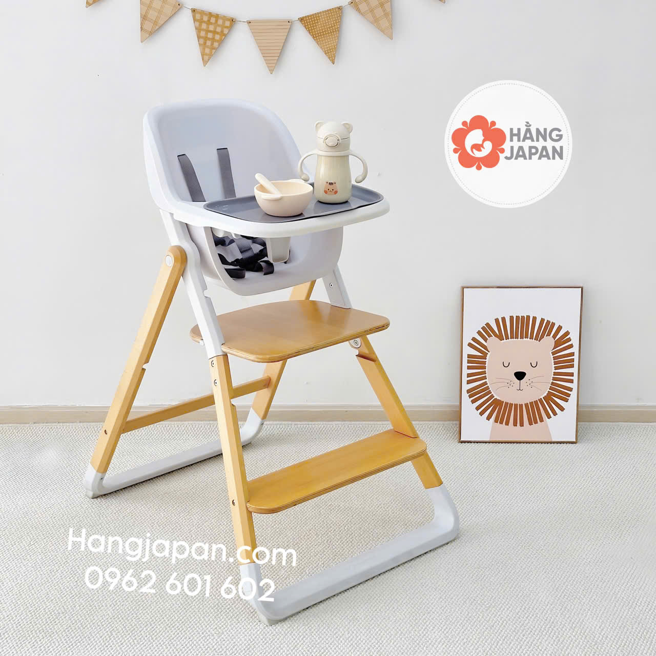 Ghế bé ngồi ăn dặm Ergobaby Evolve High Chair + Chair Ghế bé ngồi ăn dặm Ergobaby Evolve High Chair + Chair