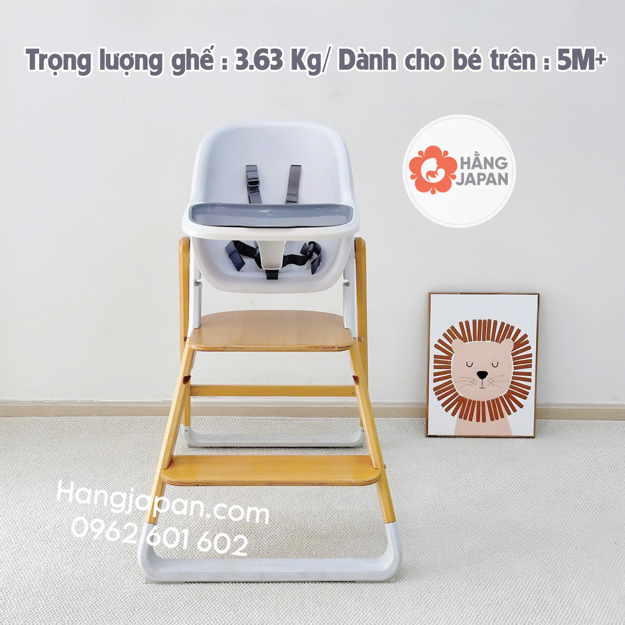 Ghế bé ngồi ăn dặm Ergobaby Evolve High Chair + Chair Ghế bé ngồi ăn dặm Ergobaby Evolve High Chair + Chair