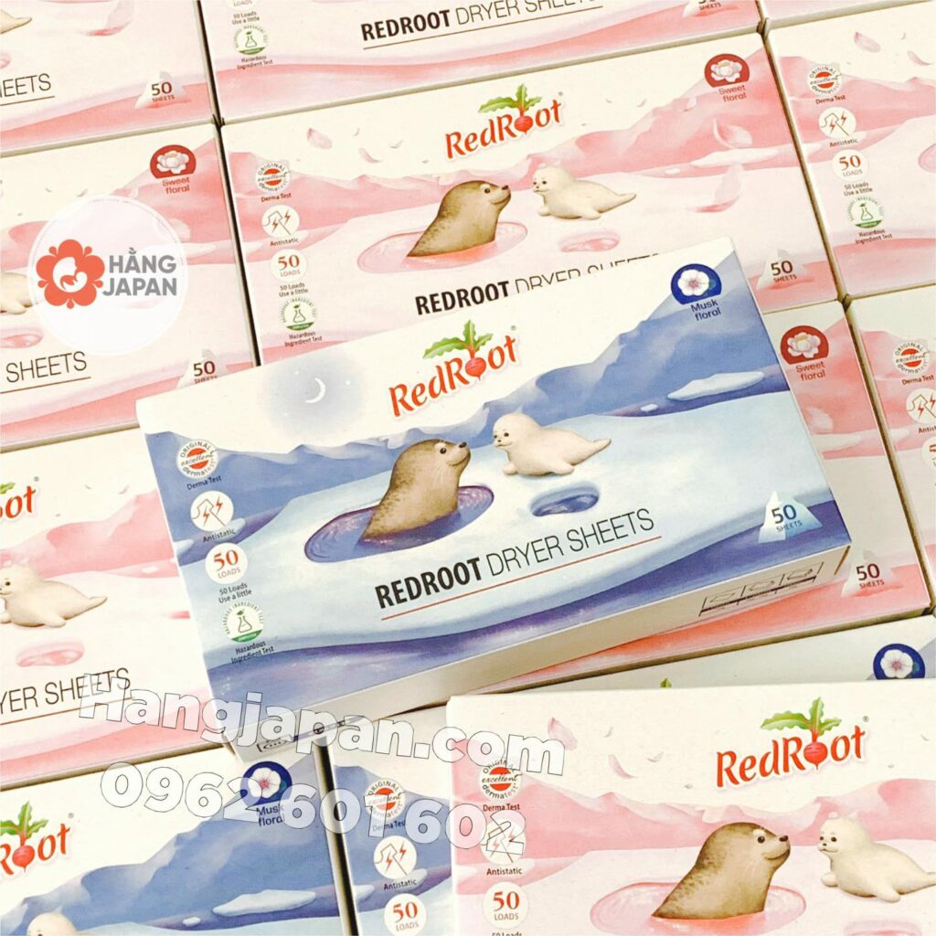 Giấy sấy tạo hương Redroot hộp 50 tờ 25 Giấy Sấy Tạo Hương Redroot Hộp 50 Tờ (2)