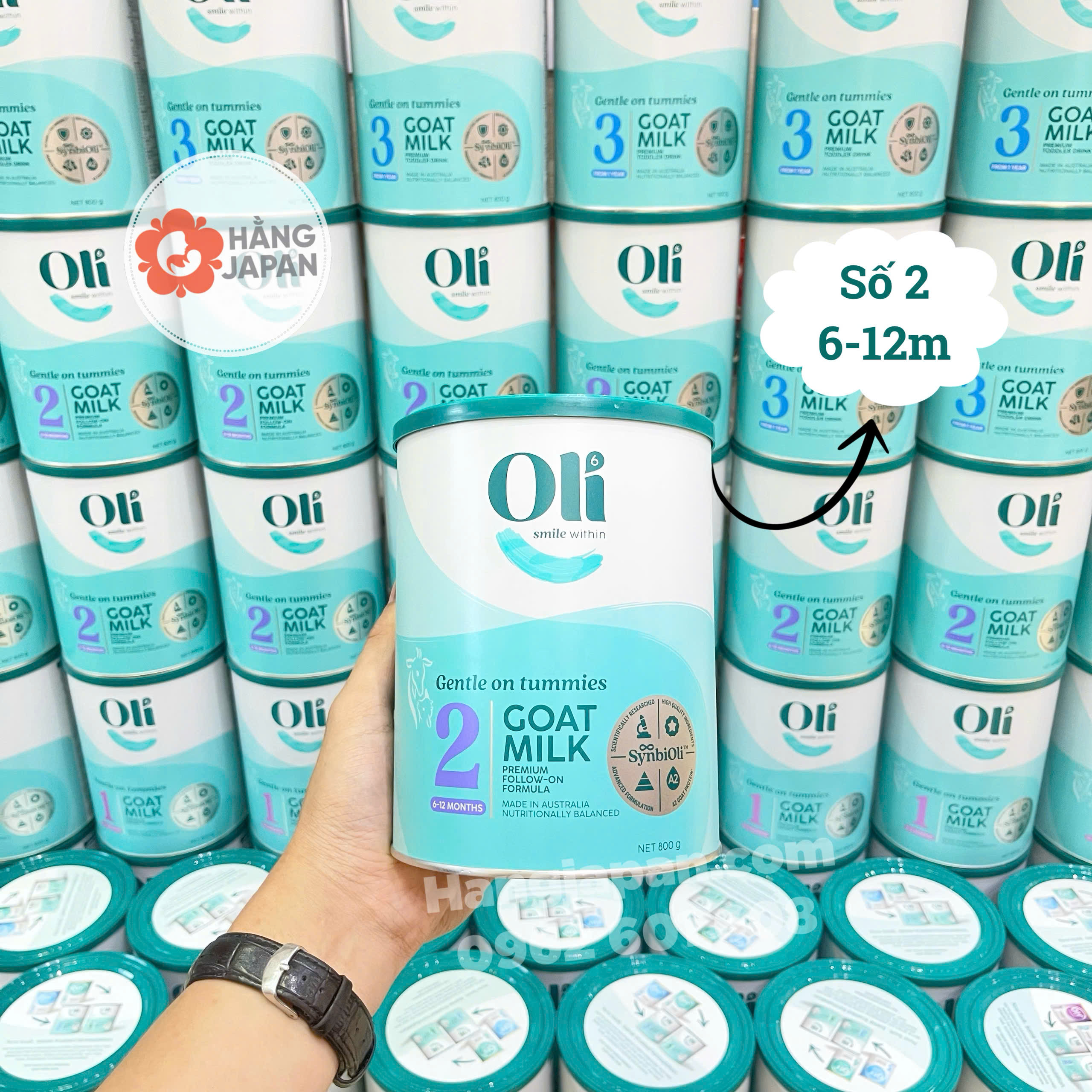 Sữa dê Úc Oli6 800gr Sữa dê Úc Oli6 800gr