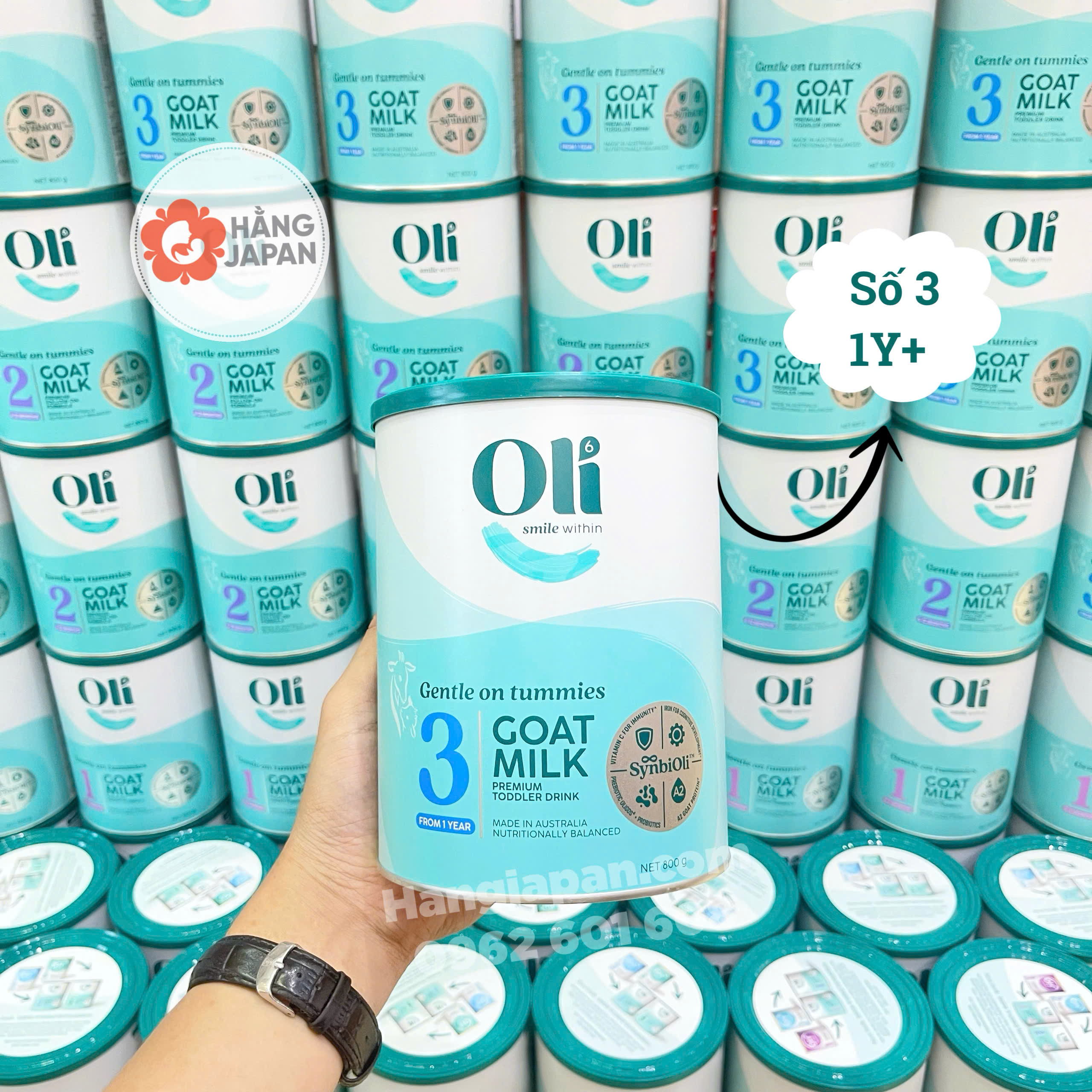 Sữa dê Úc Oli6 800gr Sữa dê Úc Oli6 800gr