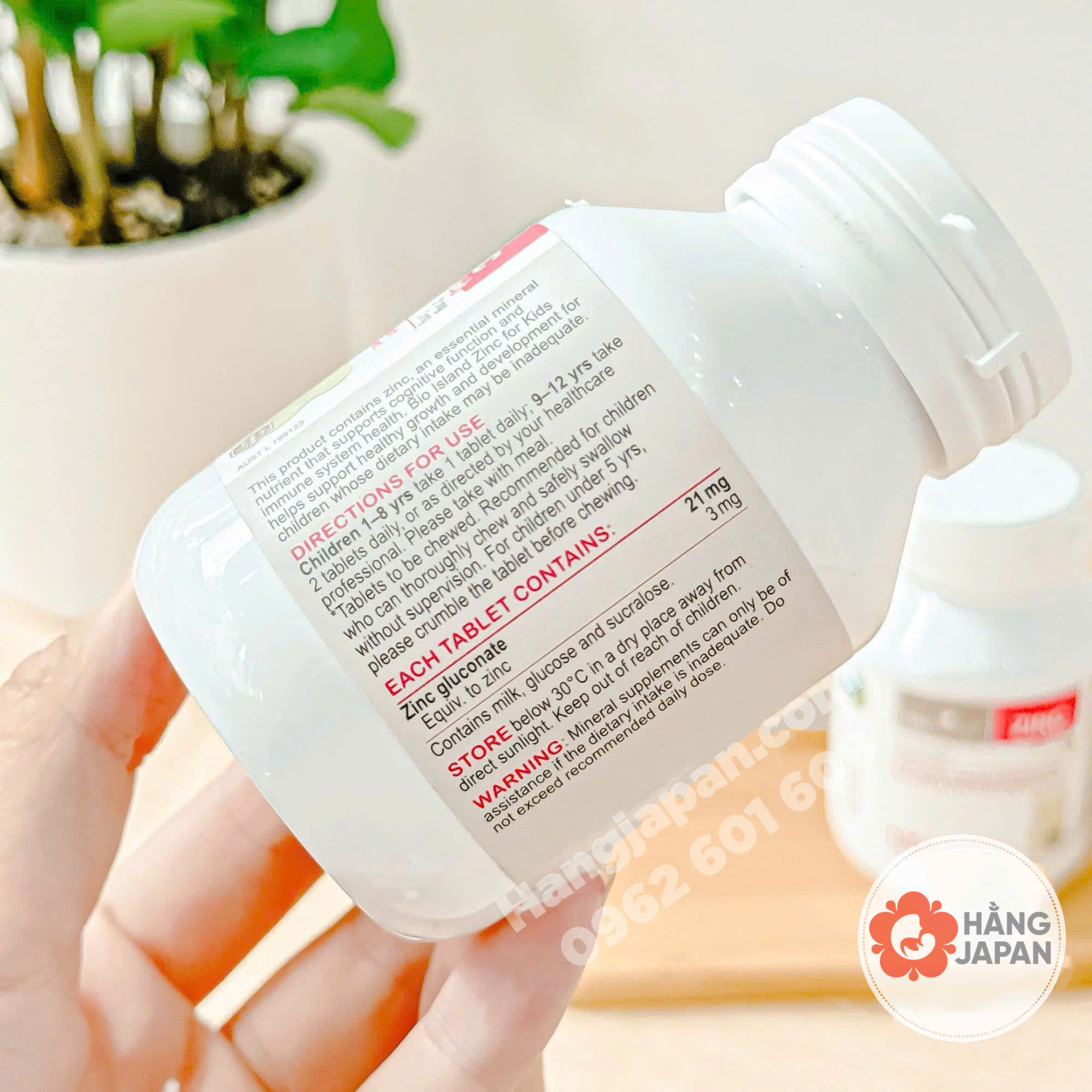 Viên Kẽm Bioisland ZinC Đỏ (120 viên) cho bé từ 1Y+ Viên Kẽm Bioisland ZinC Đỏ (120 viên) cho bé từ 1Y+