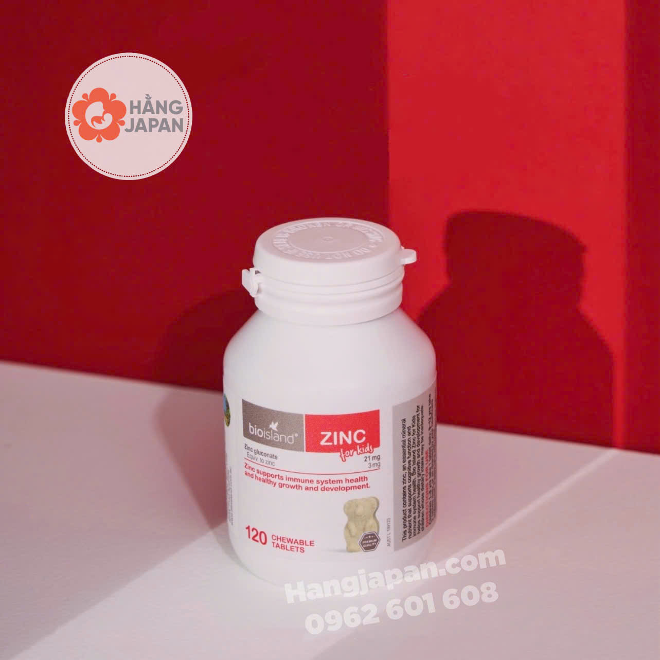 Viên Kẽm Bioisland ZinC Đỏ (120 viên) cho bé từ 1Y+ Viên Kẽm Bioisland ZinC Đỏ (120 viên) cho bé từ 1Y+