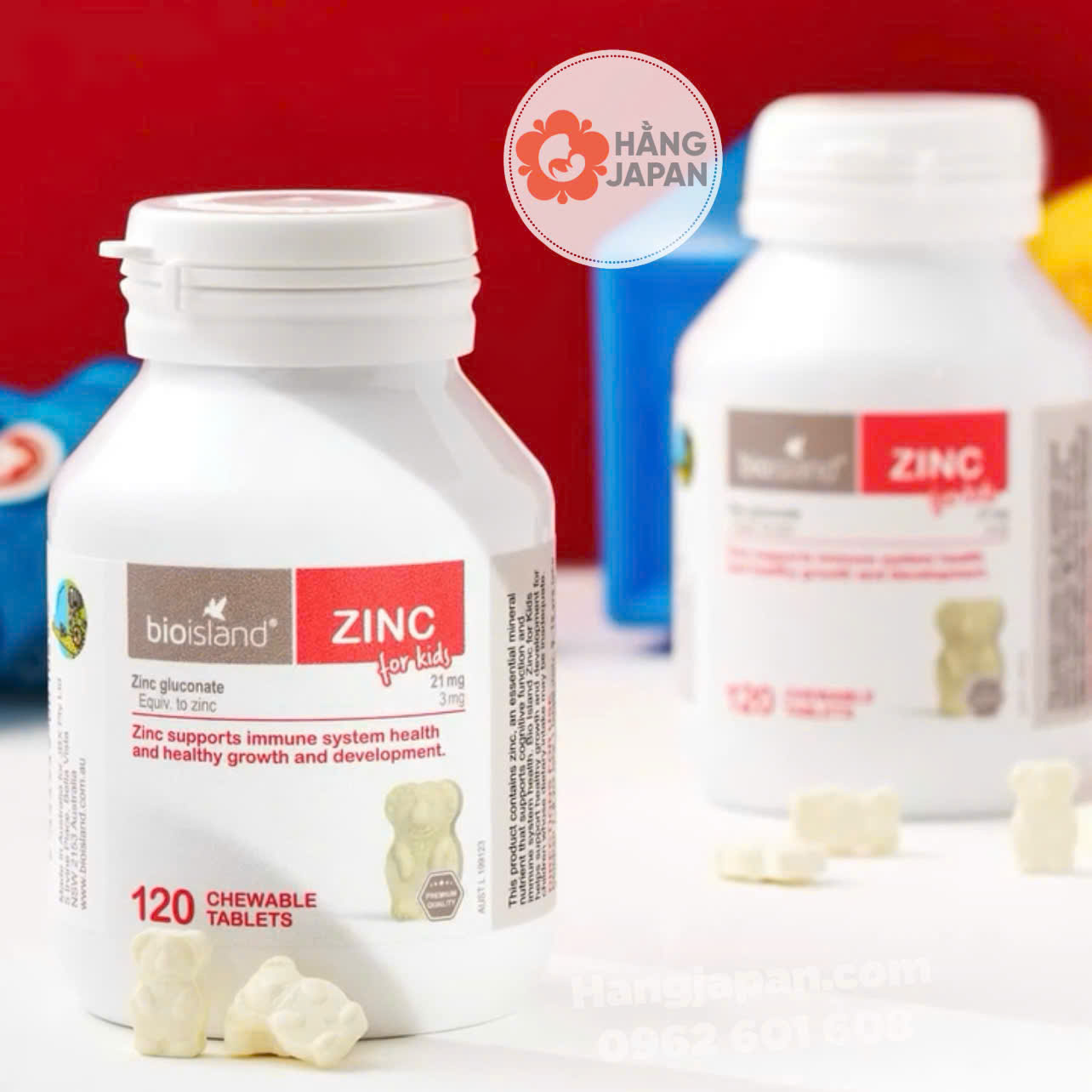 Viên Kẽm Bioisland ZinC Đỏ (120 viên) cho bé từ 1Y+ Viên Kẽm Bioisland ZinC Đỏ (120 viên) cho bé từ 1Y+