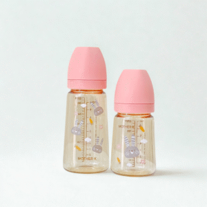 Bình sữa PPSU Mother-K Hàn thỏ hồng