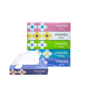 Khăn giấy Hàng Nhật Nepia hộp rút 150t / set 5 hộp