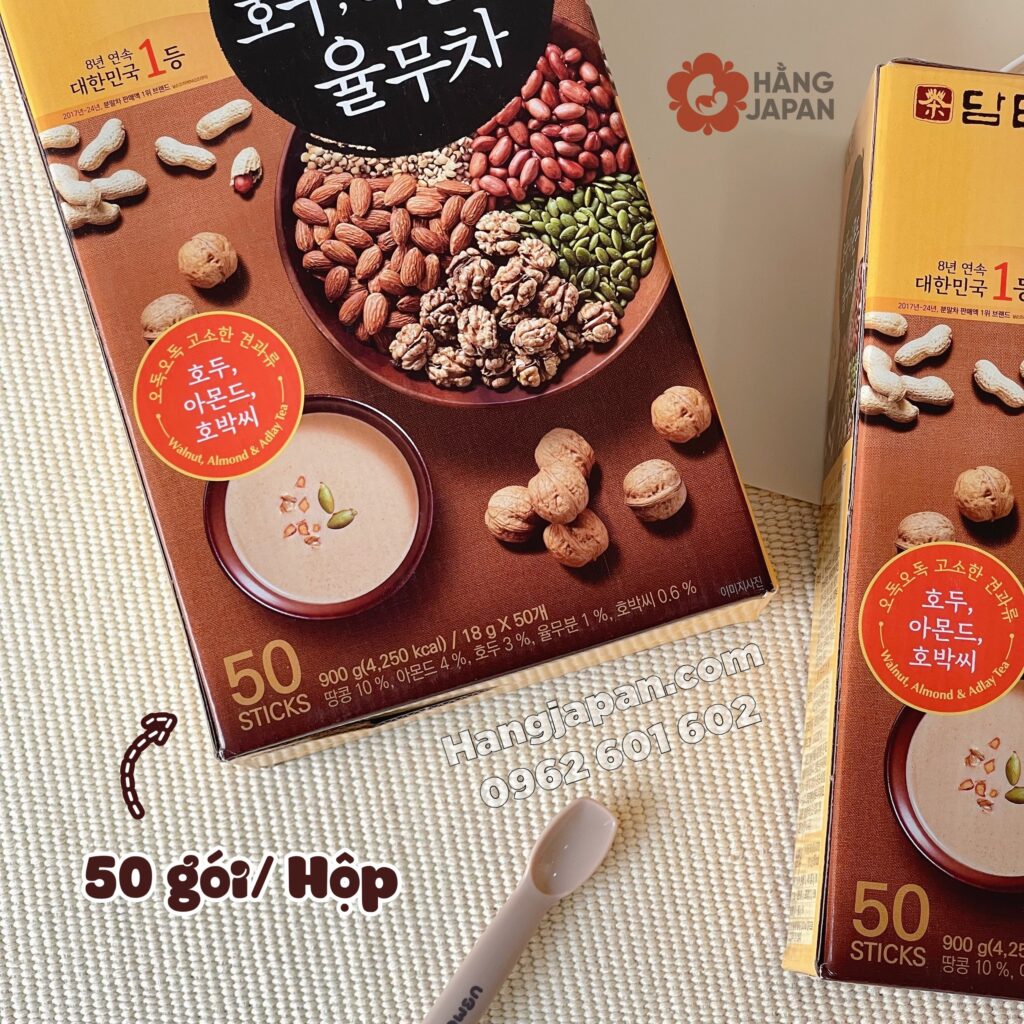 Bột ngũ cốc dinh dưỡng Hàn Quốc Damtuh 50 gói 27 Bột Ngũ Cốc Dinh Dưỡng Hàn Quốc Damtuh 50 Gói (6)