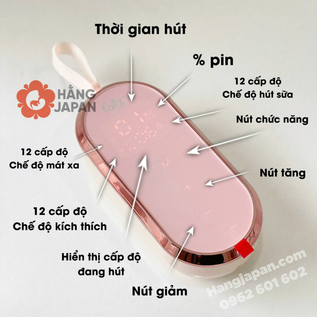 Máy Hút Sữa Điện Đôi Fatzbaby Resonance 5 Plus Fb1181vn (11)