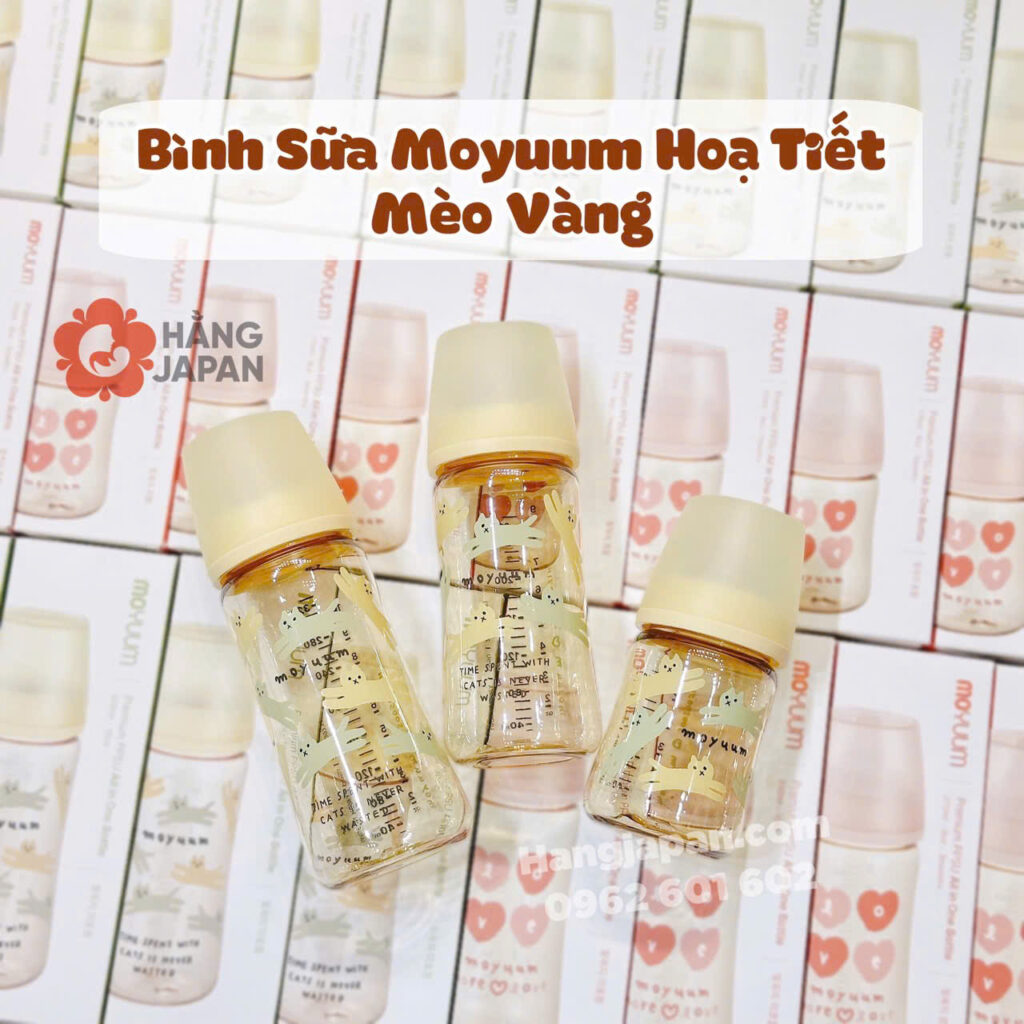 Bình sữa Moyuum Mèo Vàng 40 Bình Sữa Moyuum Mèo Vàng (12)