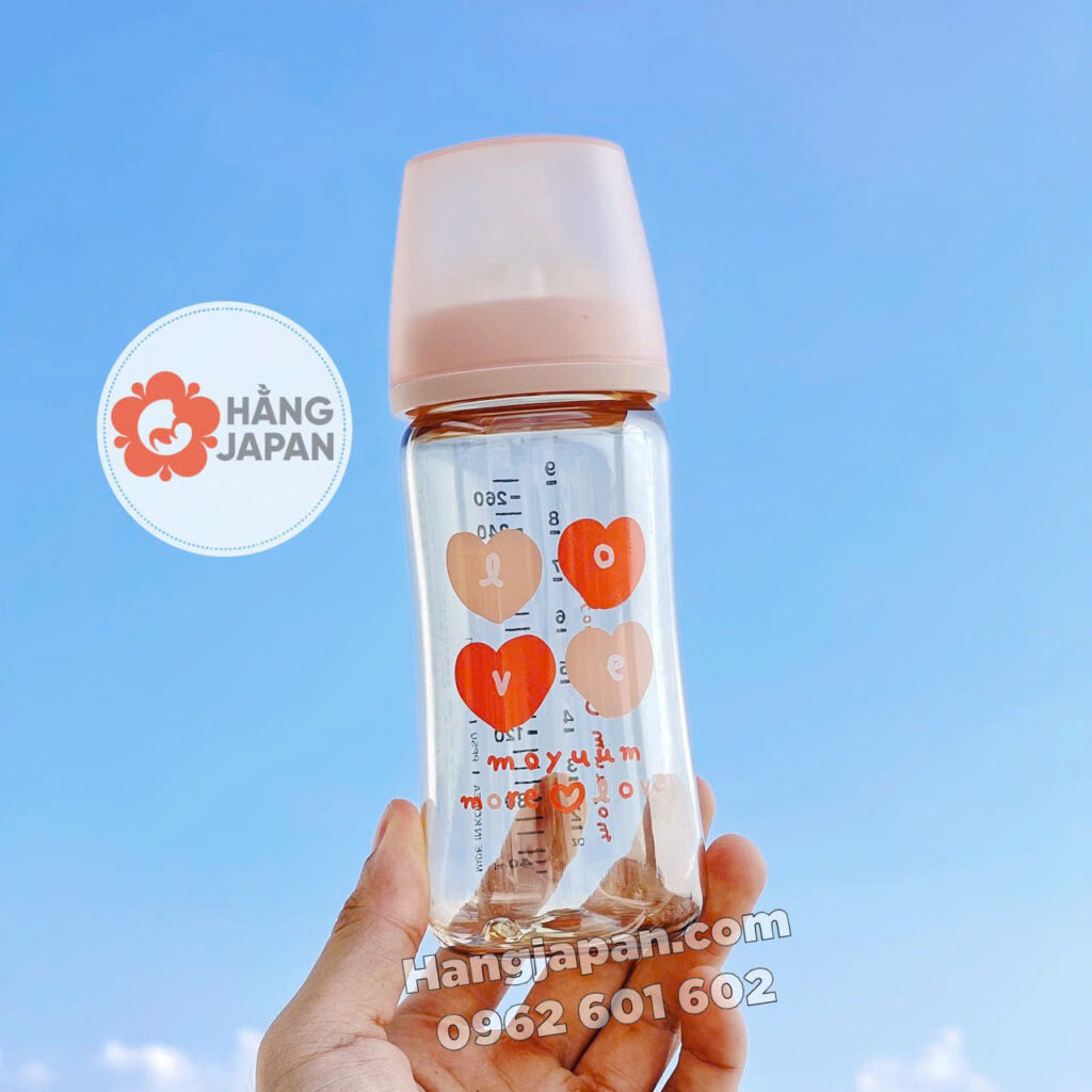 Bình sữa Moyuum Trái Tim Hồng 47 Bình Sữa Moyuum Trái Tim Hồng (13)