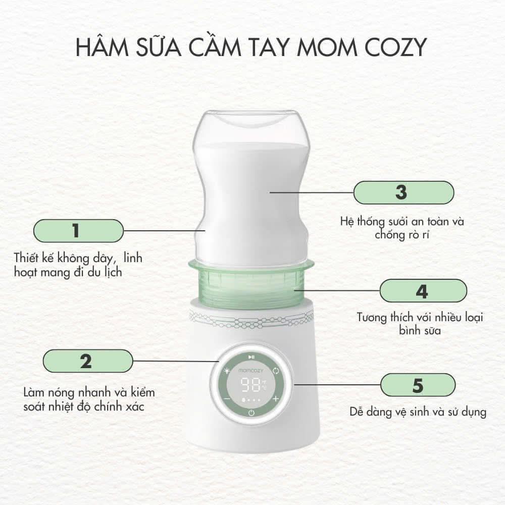 Máy hâm sữa cầm tay Momcozy MW03 18 Máy Hâm Sữa Cầm Tay Momcozy Mw03 (6)