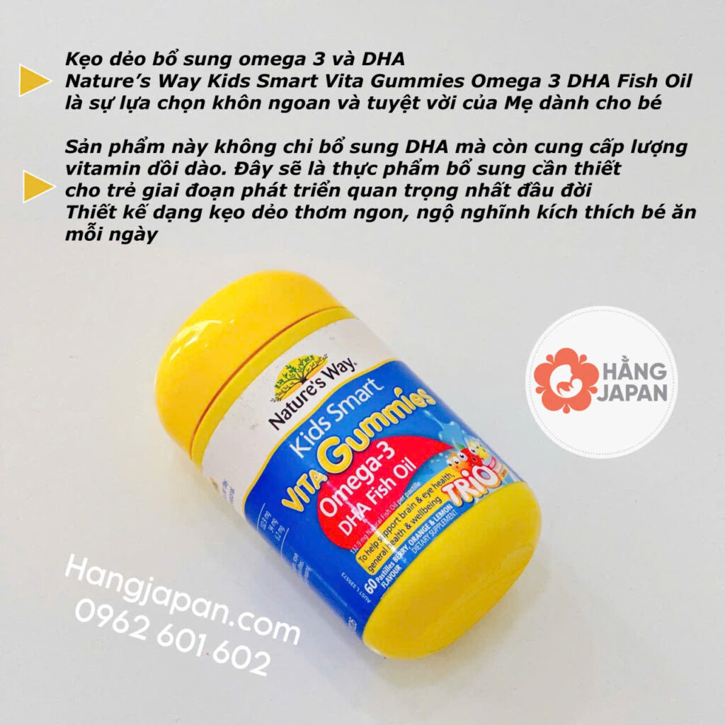 Nature's Way Kẹo bổ sung canxi & vitamin D (60v) 11 Nature's Way Kẹo Bổ Sung Omega3 Và Dha 2y+ (5)