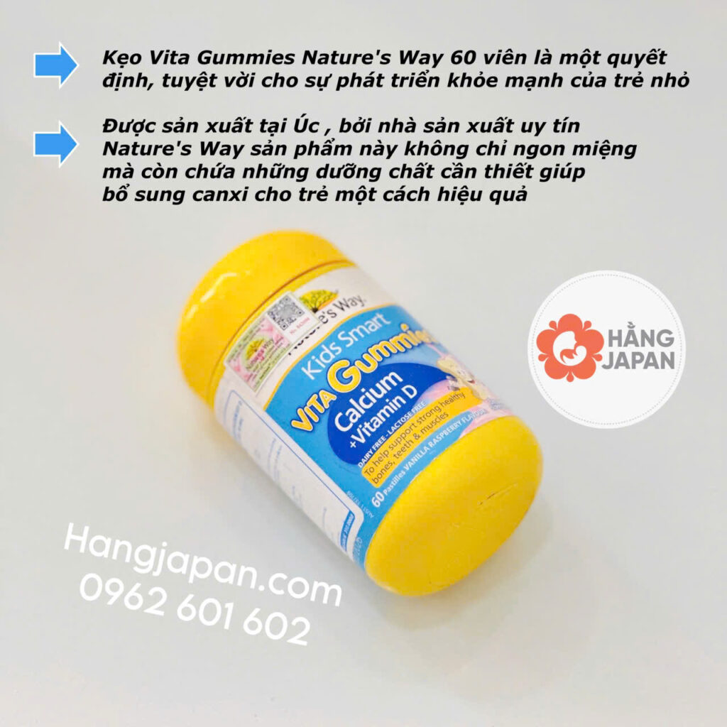 Nature's Way Kẹo Bổ Sung Canxi & Vitamin D (60v) (3)