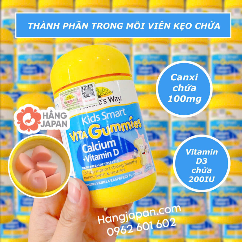 Nature's Way Kẹo Bổ Sung Canxi & Vitamin D (60v) (5)
