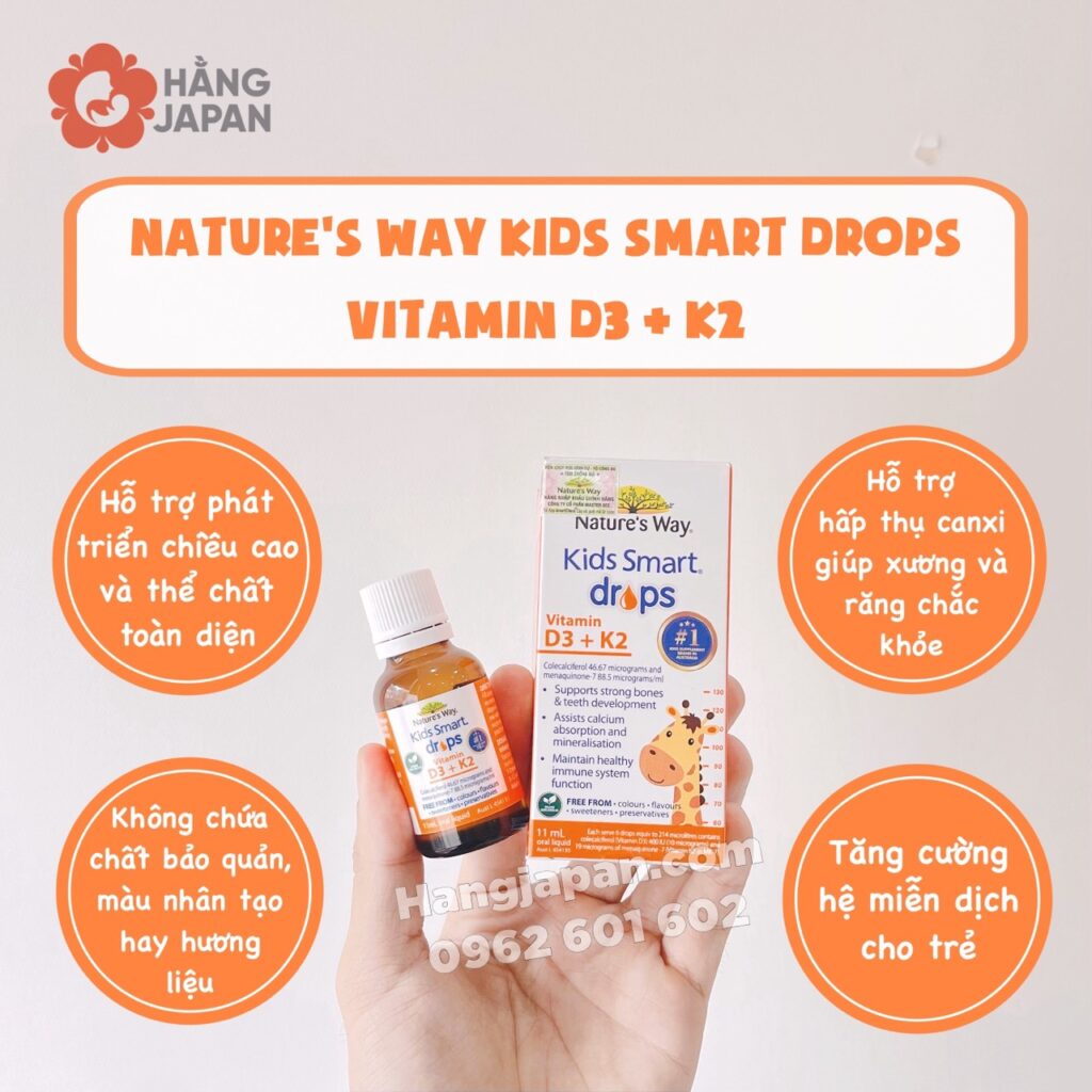 Nature's Way Kids Smart Drops Vitamin D3+K2 8 Nature's Way Kids Smart Drops Vitamin D3+k2 (2)