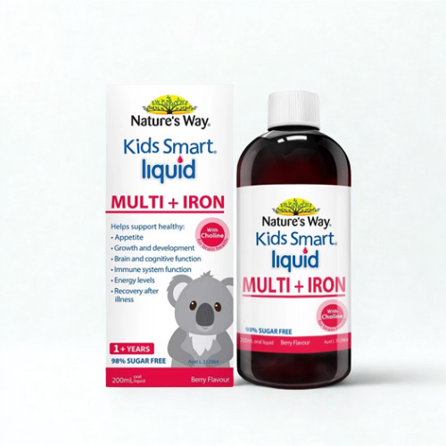 Siro bổ sung vitamin Multi + Iron Nature's Way (1y+) 200ml